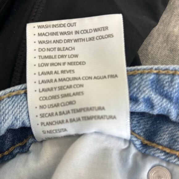 Kancan Women's High Rise Distressed Mom Jeans Size 1 - Picture 11 of 12